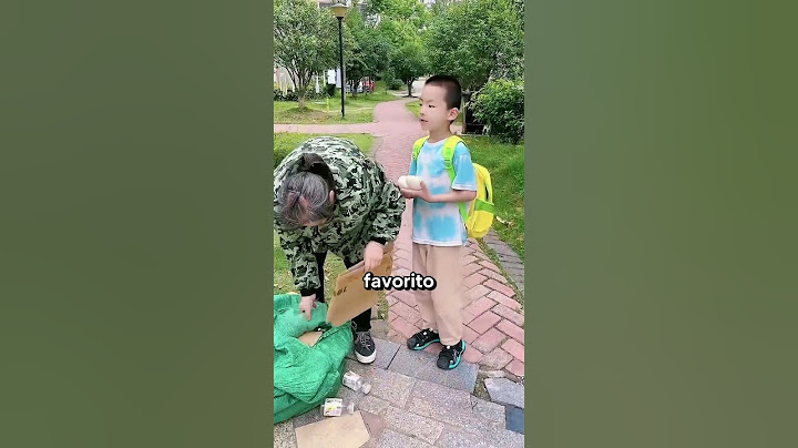 His gesture moved everyone.