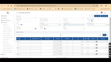 How to add Purchase invoices through Ezybooks ?