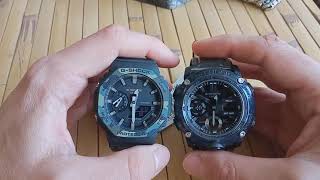 Casio G Shock GA-2100SU-1AER  обзор и сравнение c GA2000