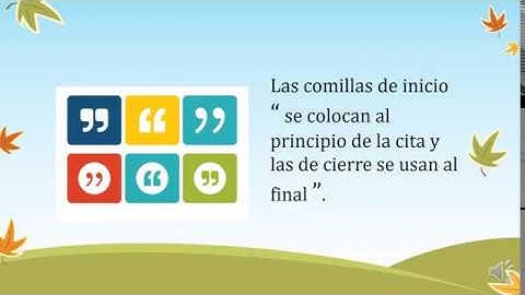 4to Grado "Uso de Comillas para Citar" Asignatura Español.