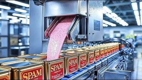 How Millions of Spam Cans Are Made In A Factory: Meat Factory Process | HOW IT