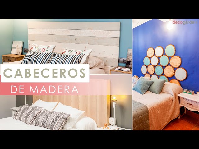 7 ideas creativas de diseño para cabeceros de madera - Emedec