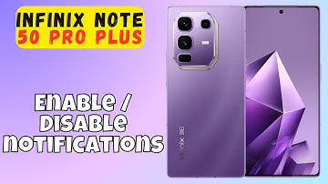 infinix Note 50 Pro Plus Enable / Disable notifications || App Notification Off/On #new