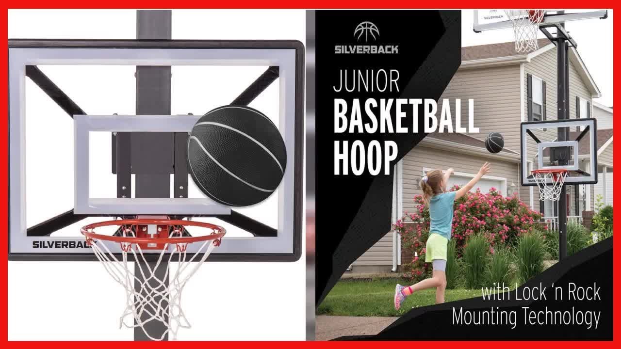 Silverback Junior Youth 33" Basketball Hoop with Lock ‘n Rock Mounting