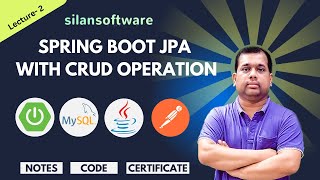 #2. Spring Boot JPA(Java Persistence API)  with CRUD Operation || Silan Software
