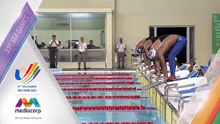 Vietnam swims 2:25.57 to claim Men's 4x100m Relay Surface gold  | Finswimming | SEA Games 2021