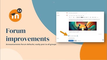 Forum Improvements in Moodle 4.4