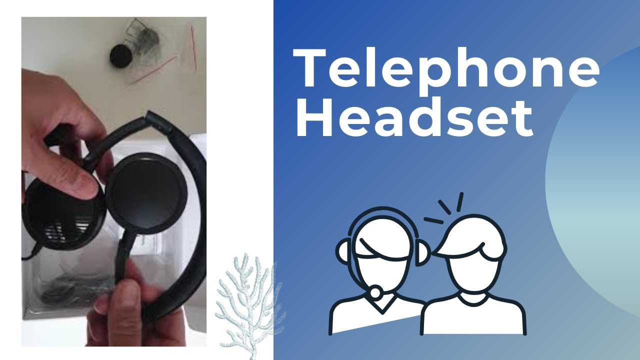 New Bee H360 Telephone headset unboxing and install YouTube