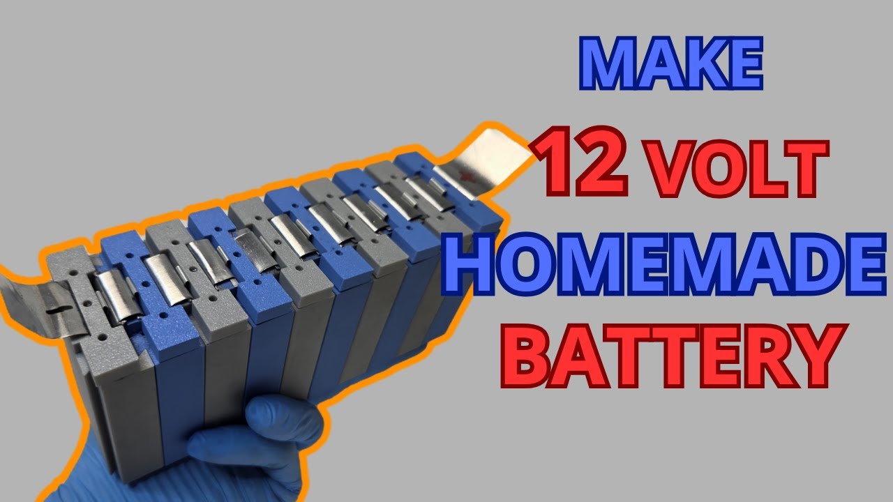 How To Make 12 Volt Homemade Battery | 3D printed battery - YouTube