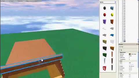 ROBLOX Tutorial August 2009 How to build the best house evar.