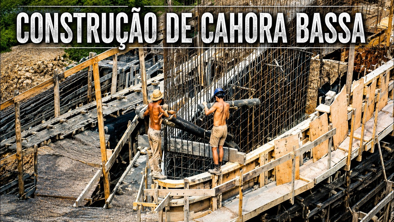 🇲🇿 Construção da Barragem de Cahora Bassa – Imagens Históricas | Mozambique History