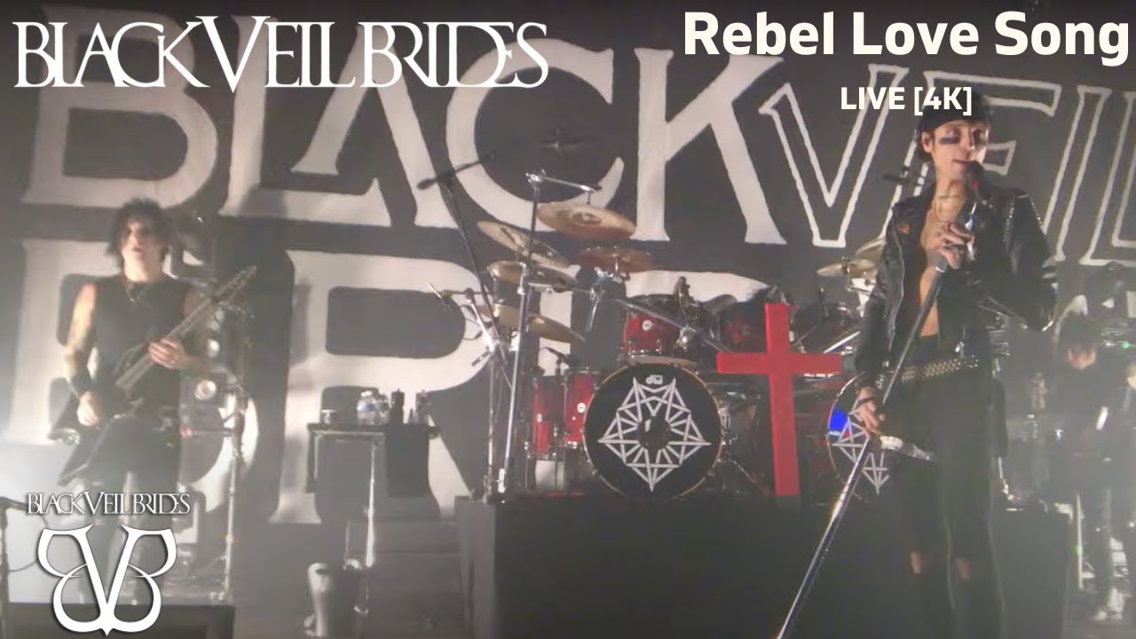 Black Veil Brides Rebel Love Song [4K] 11/17/2021 in Greensboro, NC