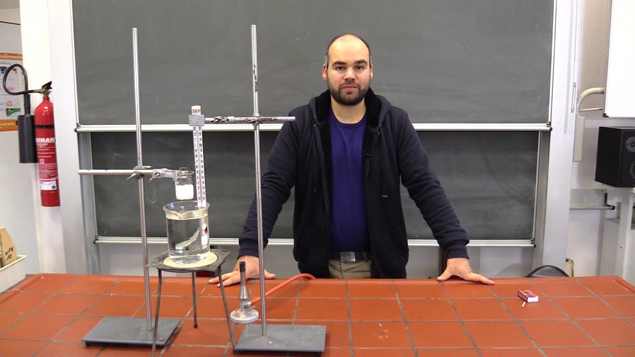 Schmelztemperatur bestimmen - YouTube