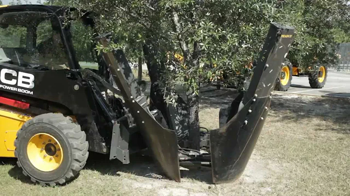 JCB Skid Steer Tree Spade Attachment