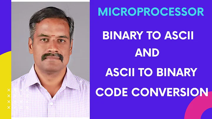 Binary to ASCII and ASCII to Binary Code Conversion-8085