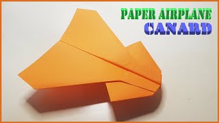 Canard Paper Plane [ AEROBLADE ] // How to make a Canard Paper Airplane //  Make it easy