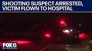 Grafton shooting: Suspect arrested, victim flown to hospital | FOX6 News Milwaukee