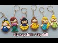 diy keychain with clay | doll keychain | diy keychain ideas ||