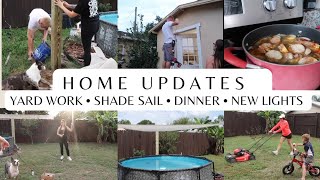 Home refresh | back yard Makeover  | Small home updates |  Diy small yard projects.