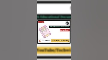 10th marksheet correction | 10th Certificate Correction | How To Correct 10th marksheet