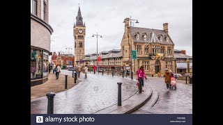 قرية إنجليزية في مقاطعة درم - Darlington Town in Durham