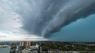 Landscapes: Shelf Cloud over Hurstville (Greater Sydney), 27 December 2023