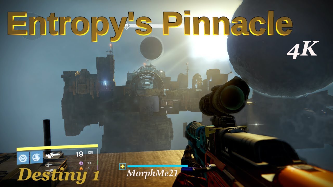 Destiny 1 (PS4 Pro)[4K] - Entropy's Pinnacle story (hard mode solo ...
