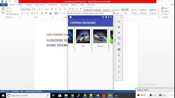 Android Horizontal Listview