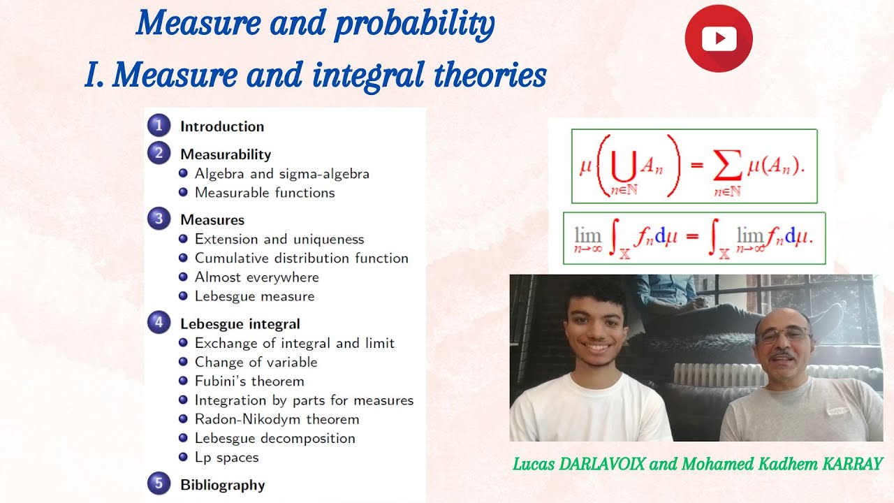 MEASURE AND PROBABILITY #1 | Measure and integral theories | Mathematics lecture