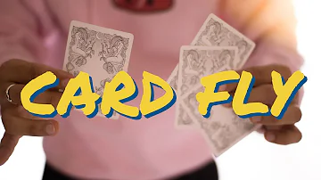 CARD FLY (advanced card trick tutorial)