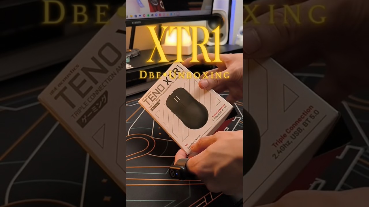 dbe teno XTR1 unboxing || #mouse #gamingmouse #mousegaming #dbe #dbeteno