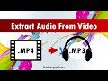 How To Extract Audio From Video With VLC Media Player - FREE