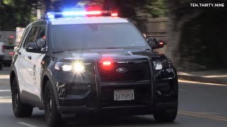 LAPD CENTRAL TRAFFIC UNITS RESPONDING CODE 3 (CENTRAL BUREAU)