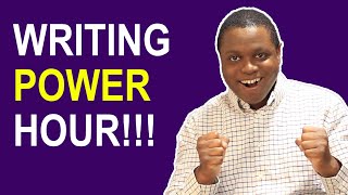 Writing Power Hour 5/7/22