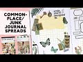 PLAN WITH ME | JUNK JOURNAL/COMMONPLACE BOOK SPREADS | @rongrongdevoeillustration