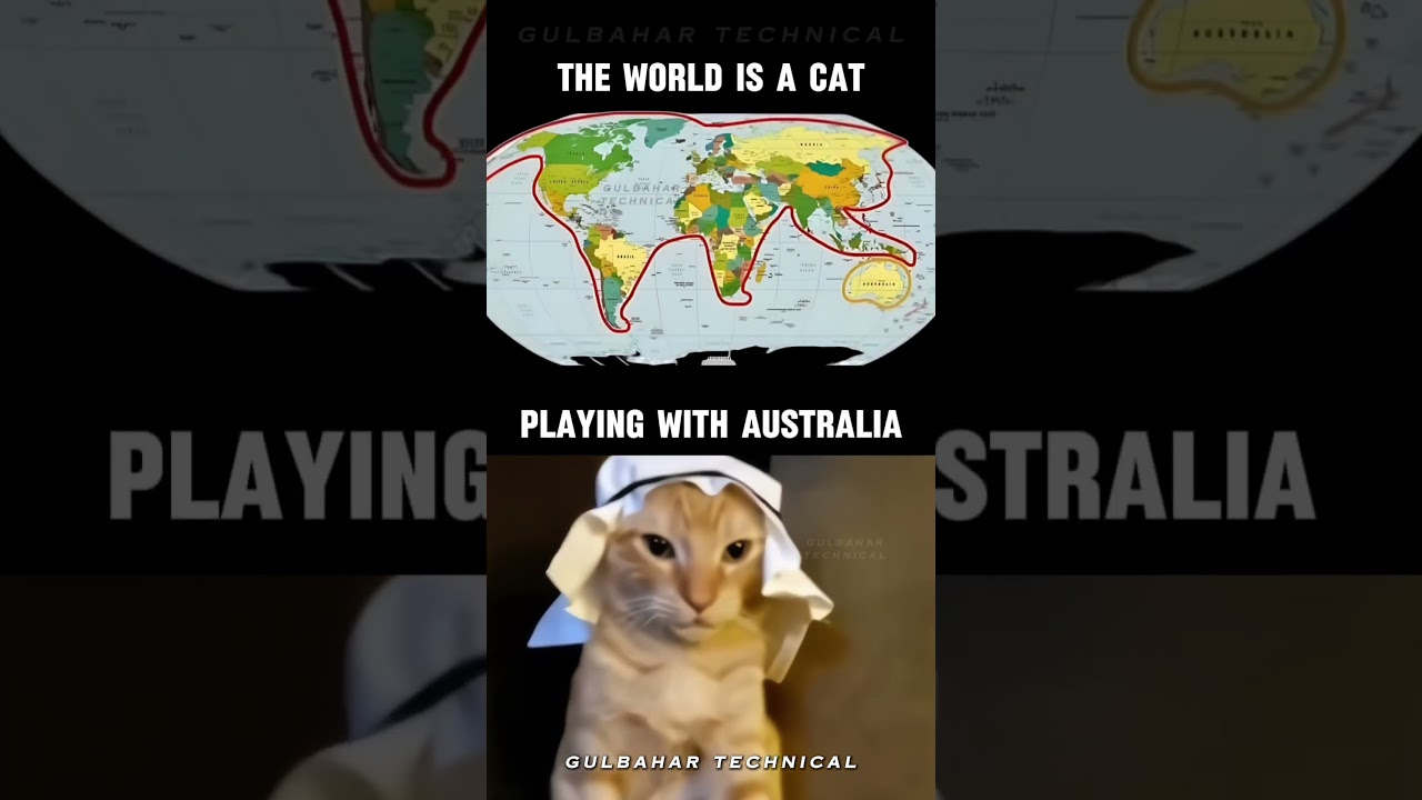 The Funniest Geography Map Ever 🌏 | Is Earth Actually a Cat? 🐱