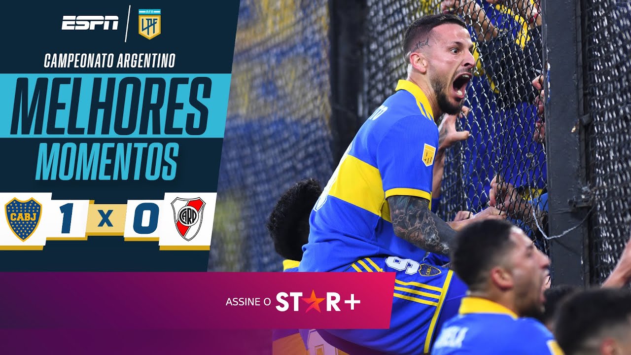 BENEDETTO FAZ, E BOCA JUNIORS VENCE O RIVER EM CLÁSSICO QUENTE NA BOMBONERA | Melhores Momentos