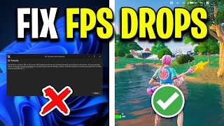 how to stop fps drops, stutters & crashes in fortnite chapter 4!