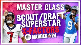 How to Scout & Draft Superstar XFactors in Madden 24 Master Class