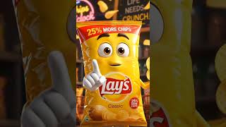 Lays Chips🥔Talking Animation - Ai animation shorts #chips #food #lays