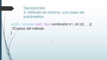 Tipos de Métodos en Java