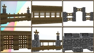 35 Minecraft Fence & Wall Design Ideas! In this video im going to be giving you build tips & ideas, building some really elaborate 