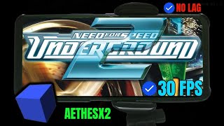 Melhor configuração para Need for Speed Underground 2 (AETHERSX2) Poco x7 pro