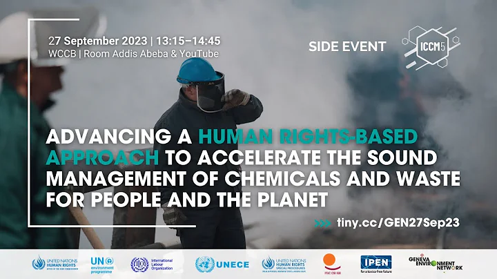 Human Rights-based Approach to Accelerate Sound Management of Chemicals & Waste for People & Planet