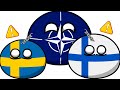 Как Финны и Шведы в НАТО Вступали! Countryballs