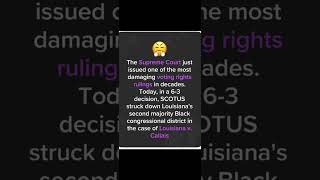 The Most Damaging Voting Rights Ruling #supremecourt