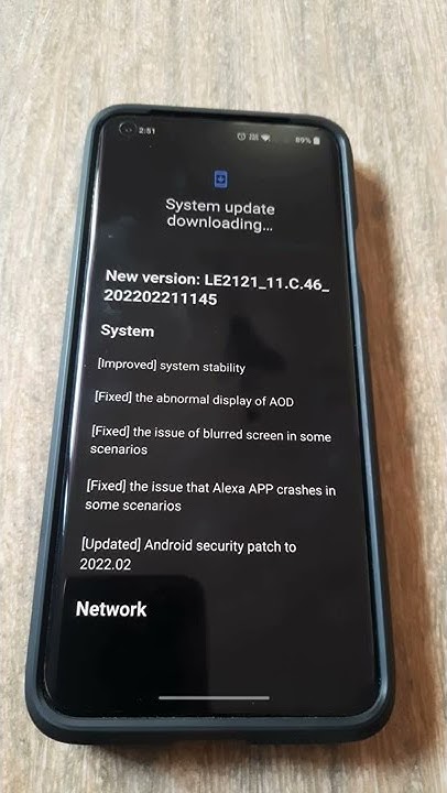 ONEPLUS 9 pro system update LE2121_11.C.46 - YouTube