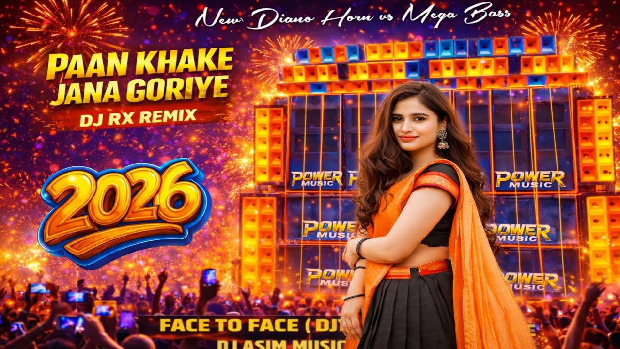Paan Khake Jana Goriye 🔥 Face Challenge Horror Sound Check 2026 | DJ RX Remix