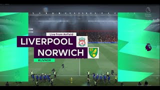 FIFA22  LIVERPOOL VS NORWICH CITY - PREMIER LEAGUE 2021 22