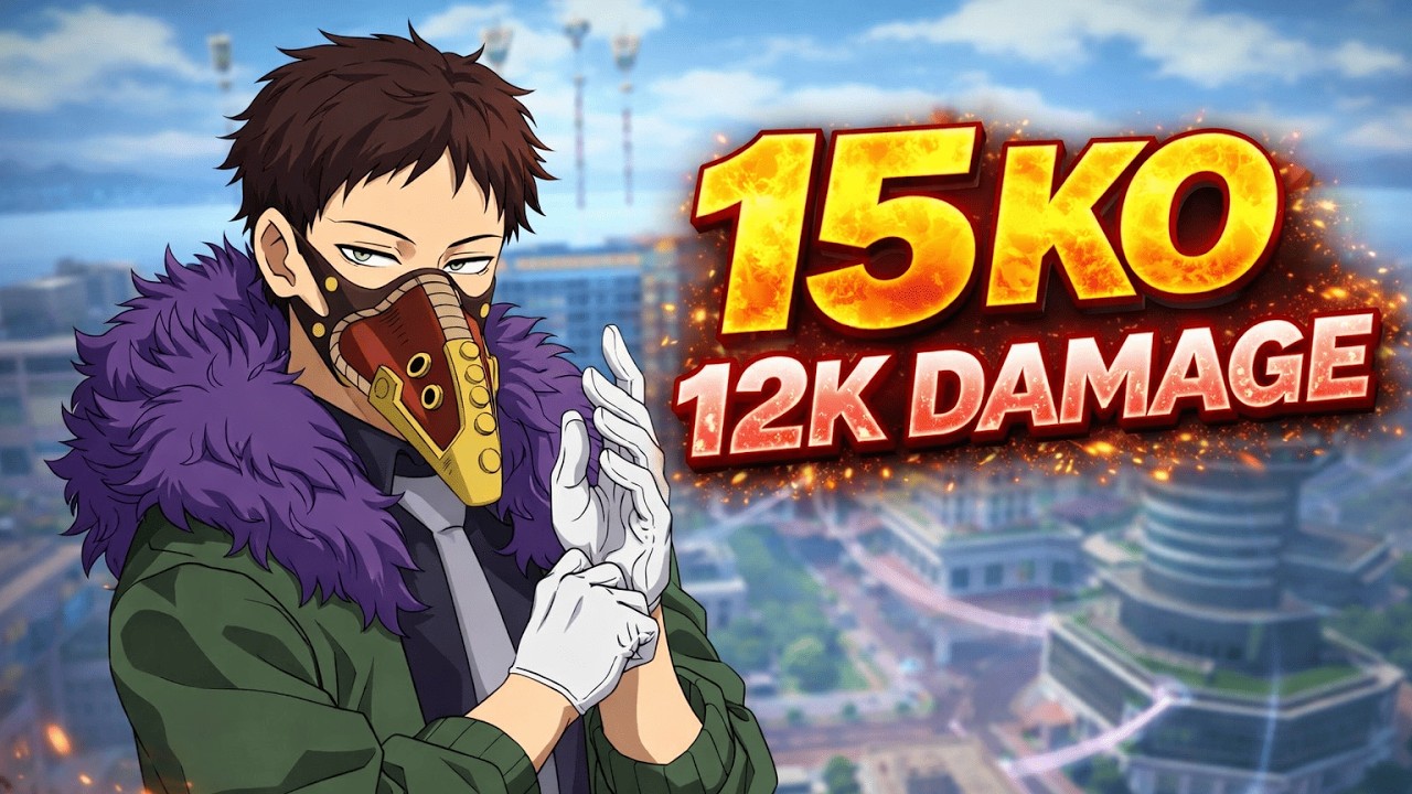 Best Overhaul Ranked Gameplay ! 15 KO 12K DAMAGE | My Hero Ultra Rumble